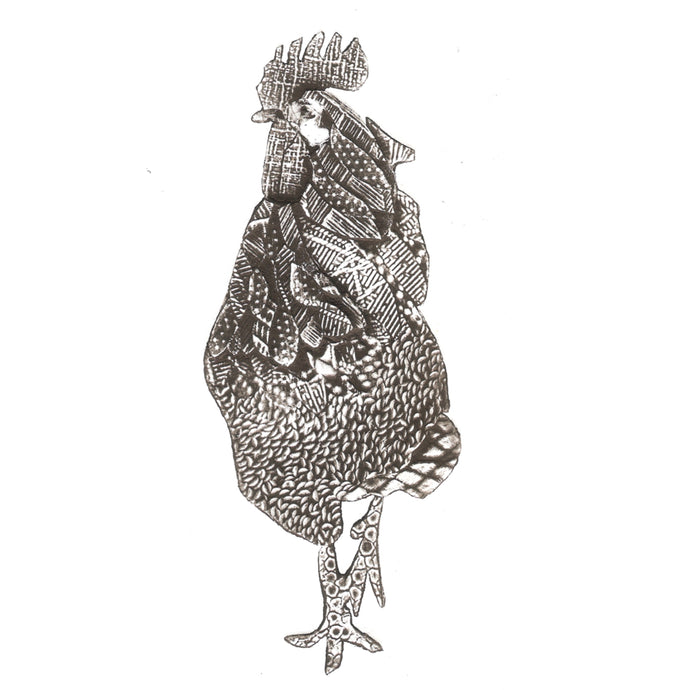 Wildshed limited edition print - cockerel