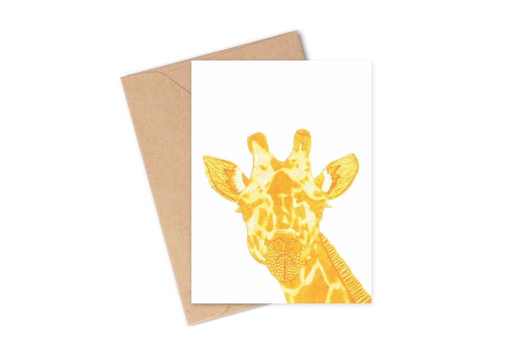 Wildshed greetings cards - giraffe